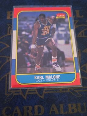 Fleer Karl Malone Basketball Trading Card